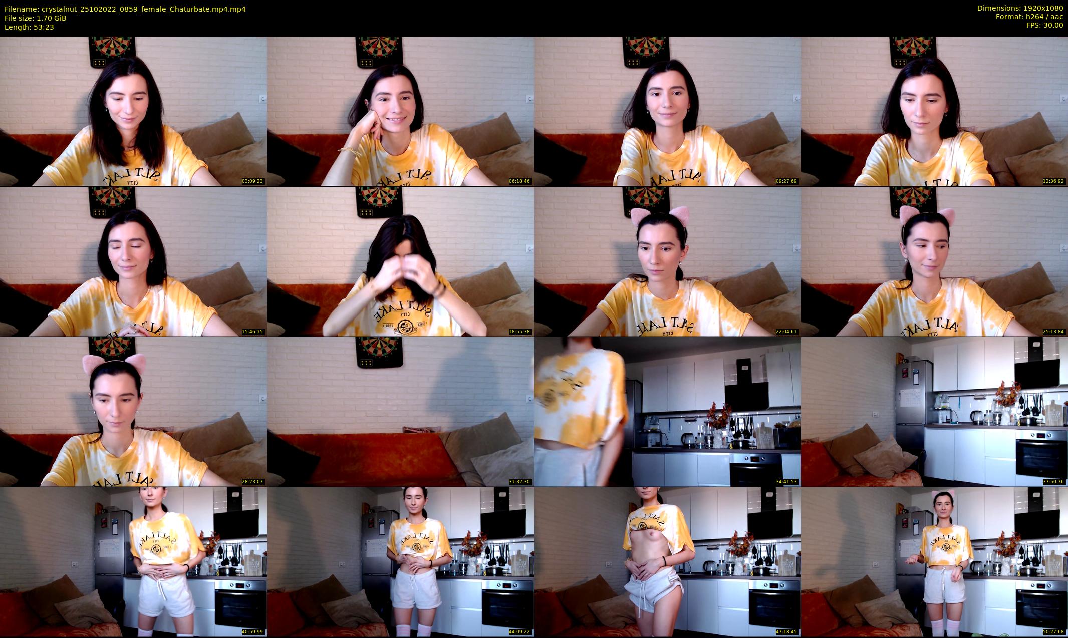 crystalnut — 54 minute Chaturbate female cam show recording, 1080p, Oct 25, 2022