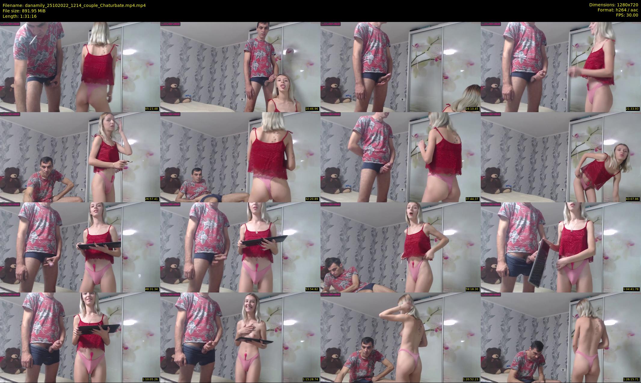 danamily — 92 minute Chaturbate female cam show recording, 720p, Oct 25, 2022