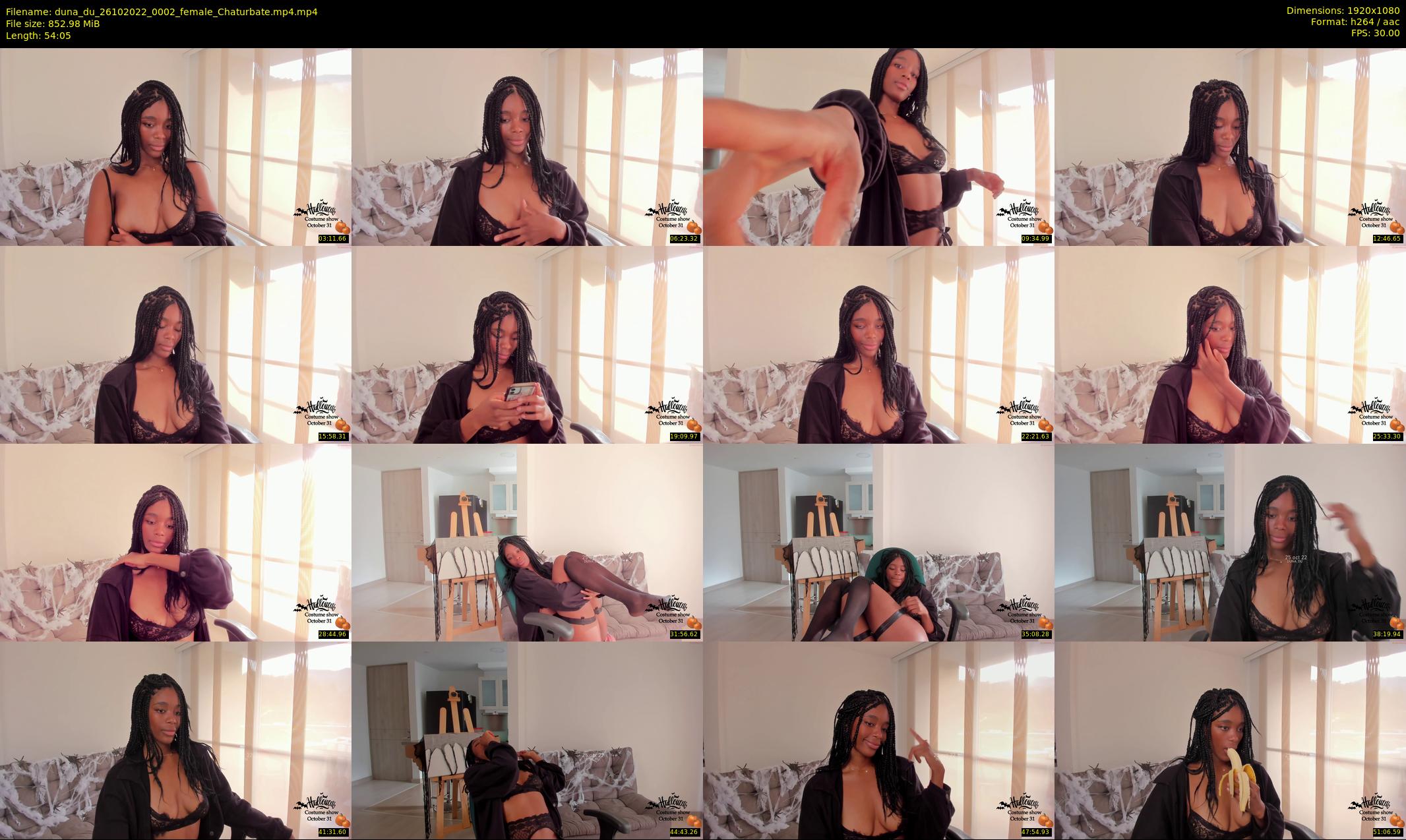 duna_du — 55 minute Chaturbate female cam show recording, 1080p, Oct 26, 2022
