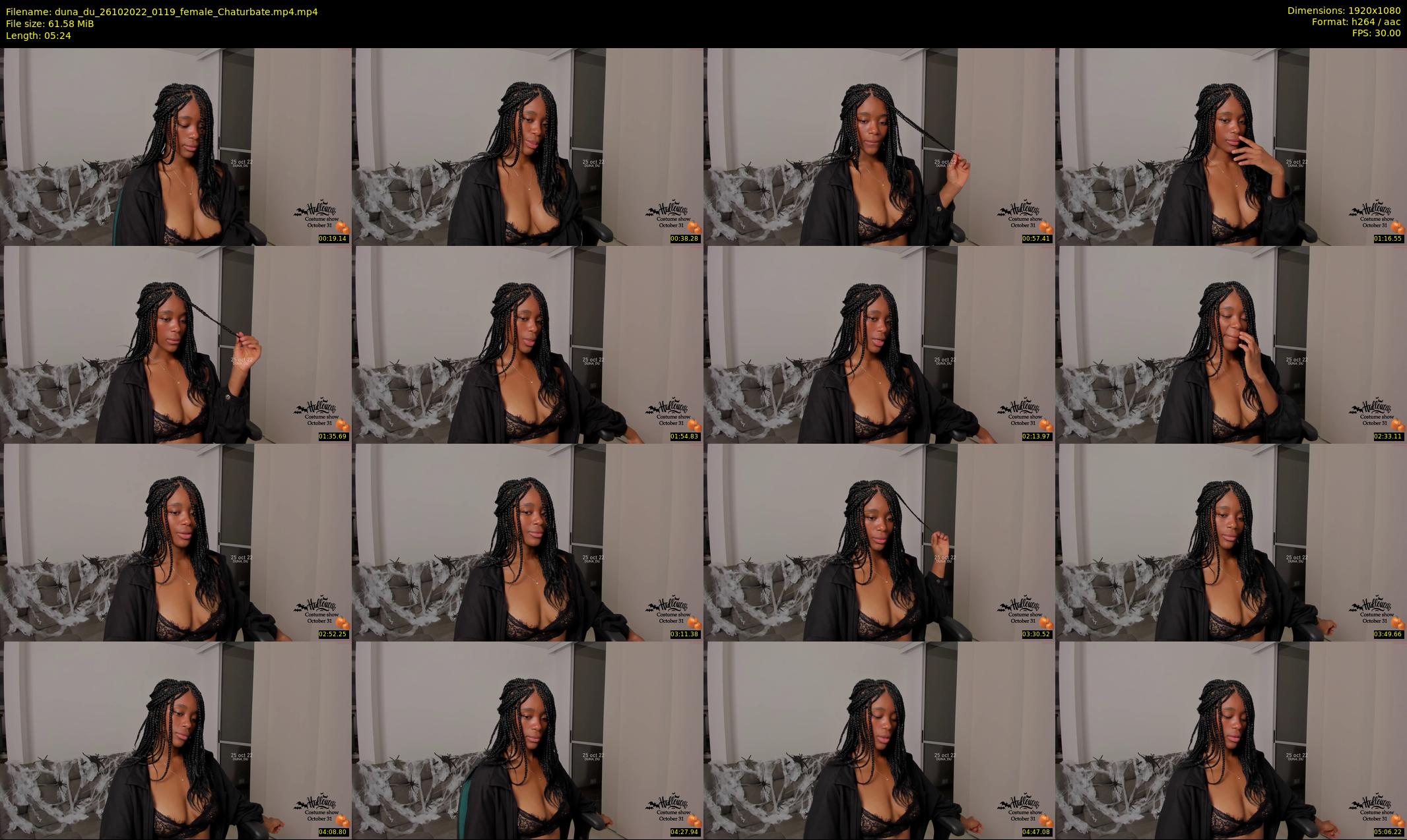 duna_du — 6 minute Chaturbate female cam show recording, 1080p, Oct 26, 2022