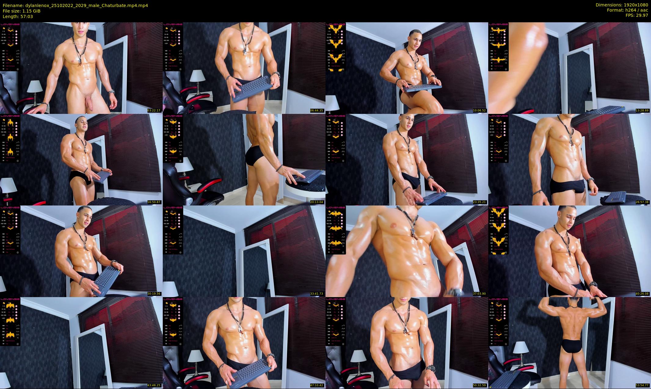 dylanlenox — 58 minute Chaturbate male cam show recording, 1080p, Oct 25, 2022
