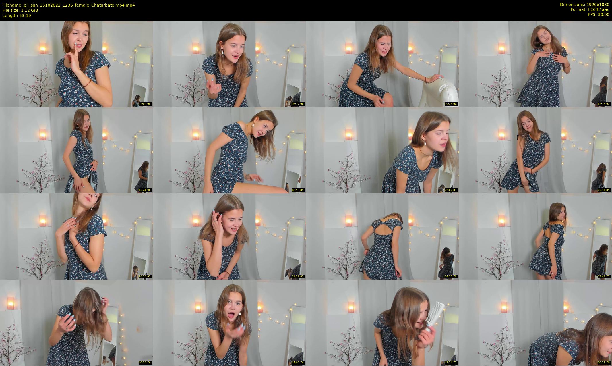 eli_sun — 54 minute Chaturbate female cam show recording, 1080p, Oct 25, 2022