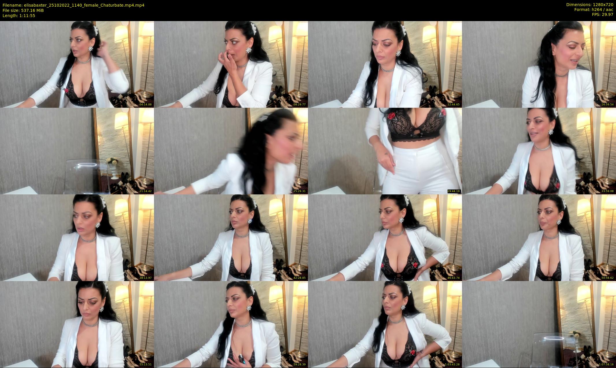 elisabaxter — 72 minute Chaturbate female cam show recording, 720p, Oct 25, 2022