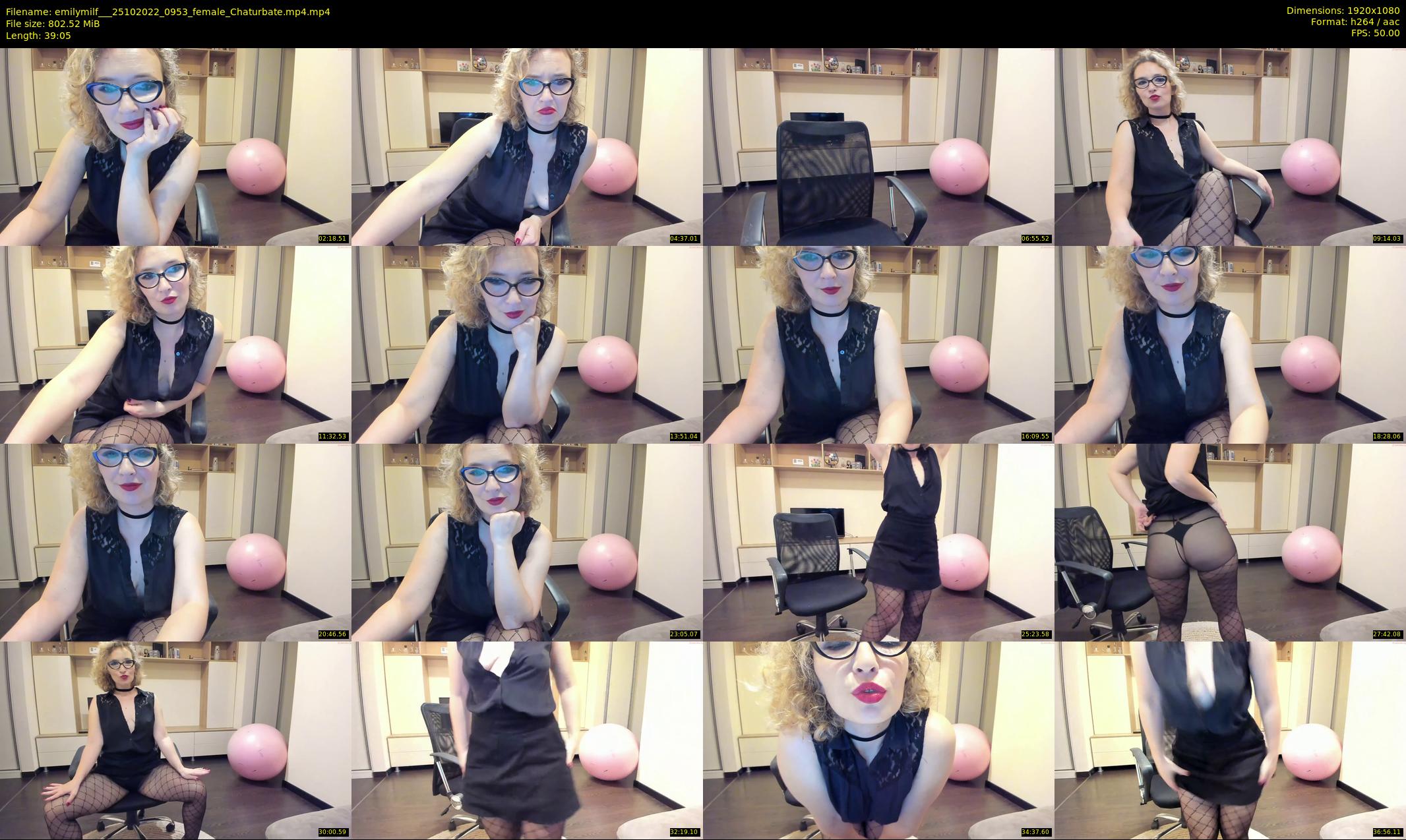 emilymilf__ — 40 minute Chaturbate female cam show recording, 1080p, Oct 25, 2022