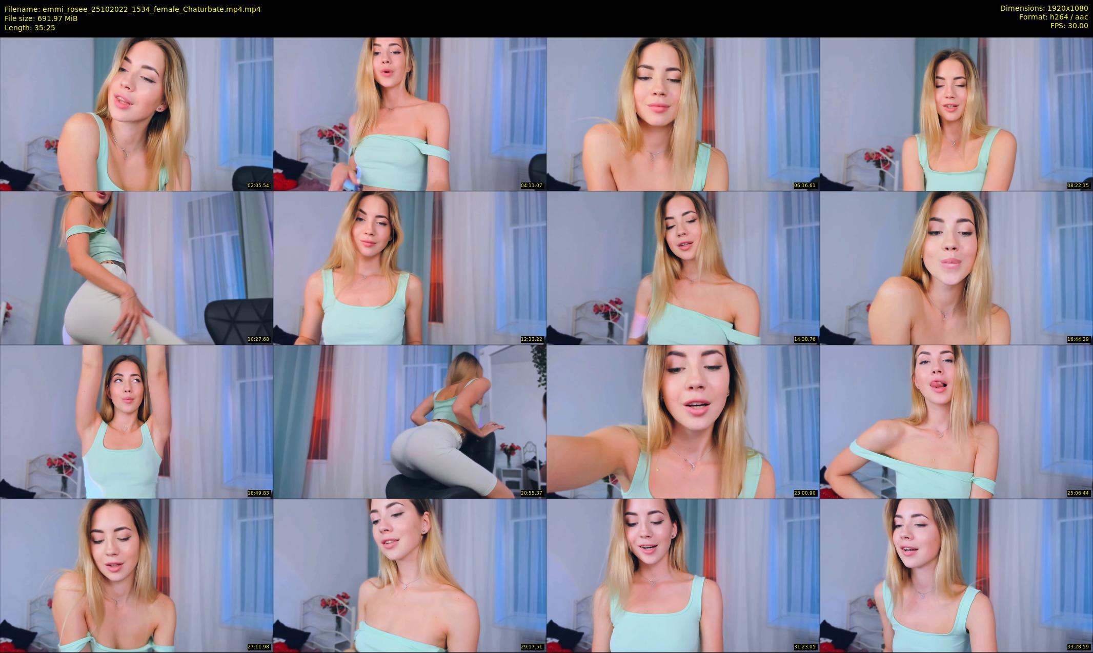 emmi_rosee — 36 minute Chaturbate female cam show recording, 1080p, Oct 25, 2022