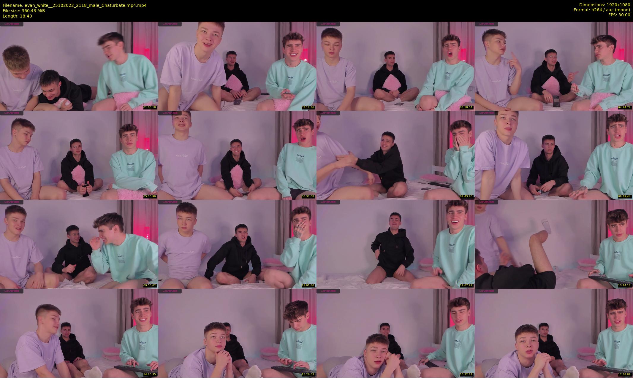 evan_white_ — 19 minute Chaturbate male cam show recording, 1080p, Oct 25, 2022