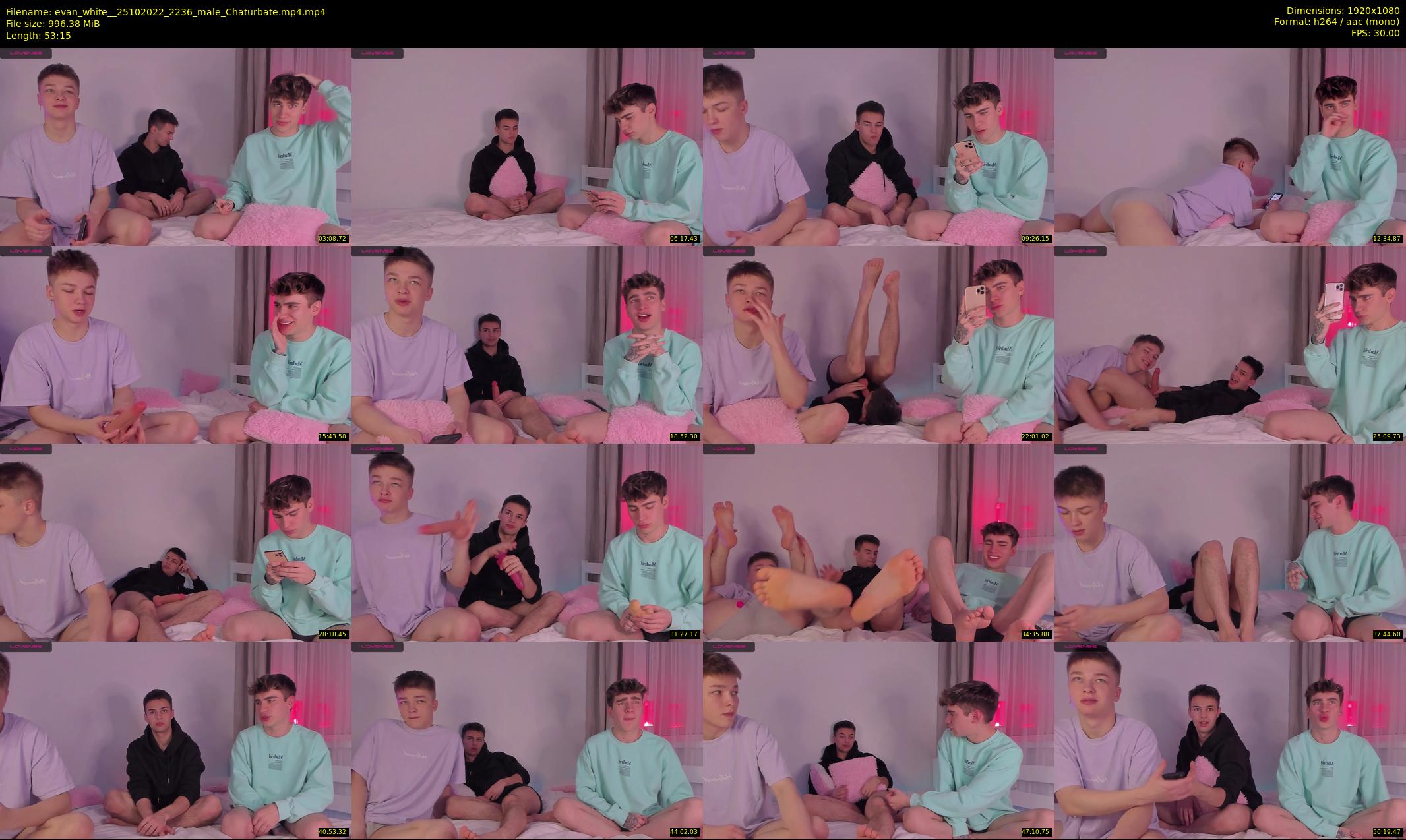 evan_white_ — 54 minute Chaturbate male cam show recording, 1080p, Oct 25, 2022