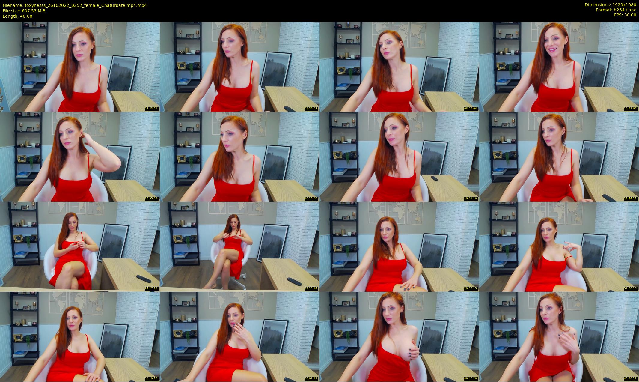 foxynesss — 46 minute Chaturbate female cam show recording, 1080p, Oct 26, 2022