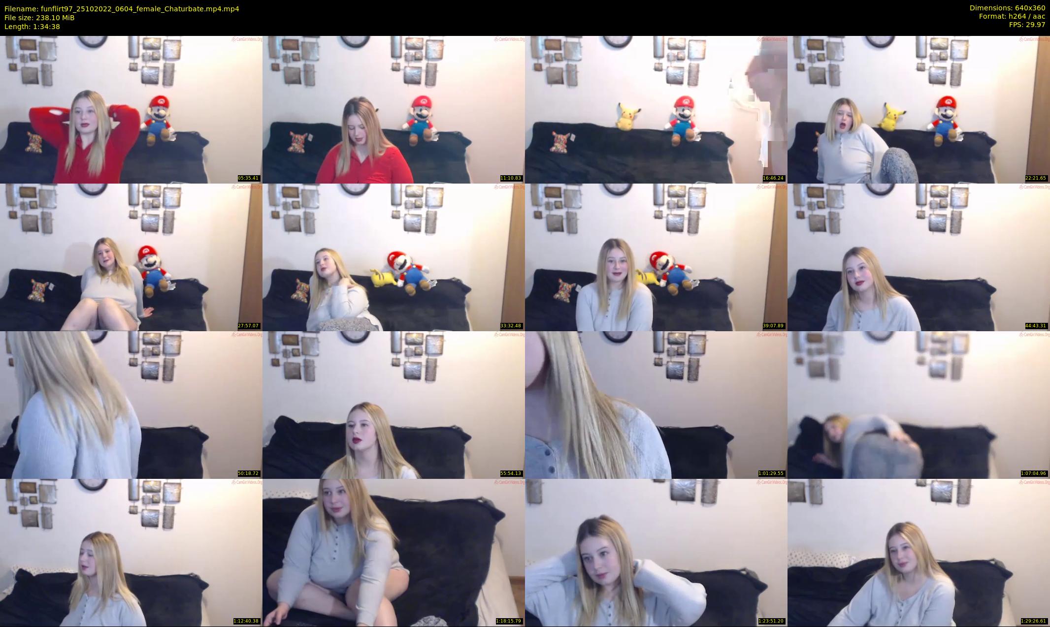 funflirt97 — 95 minute Chaturbate female cam show recording, 360p, Oct 25, 2022
