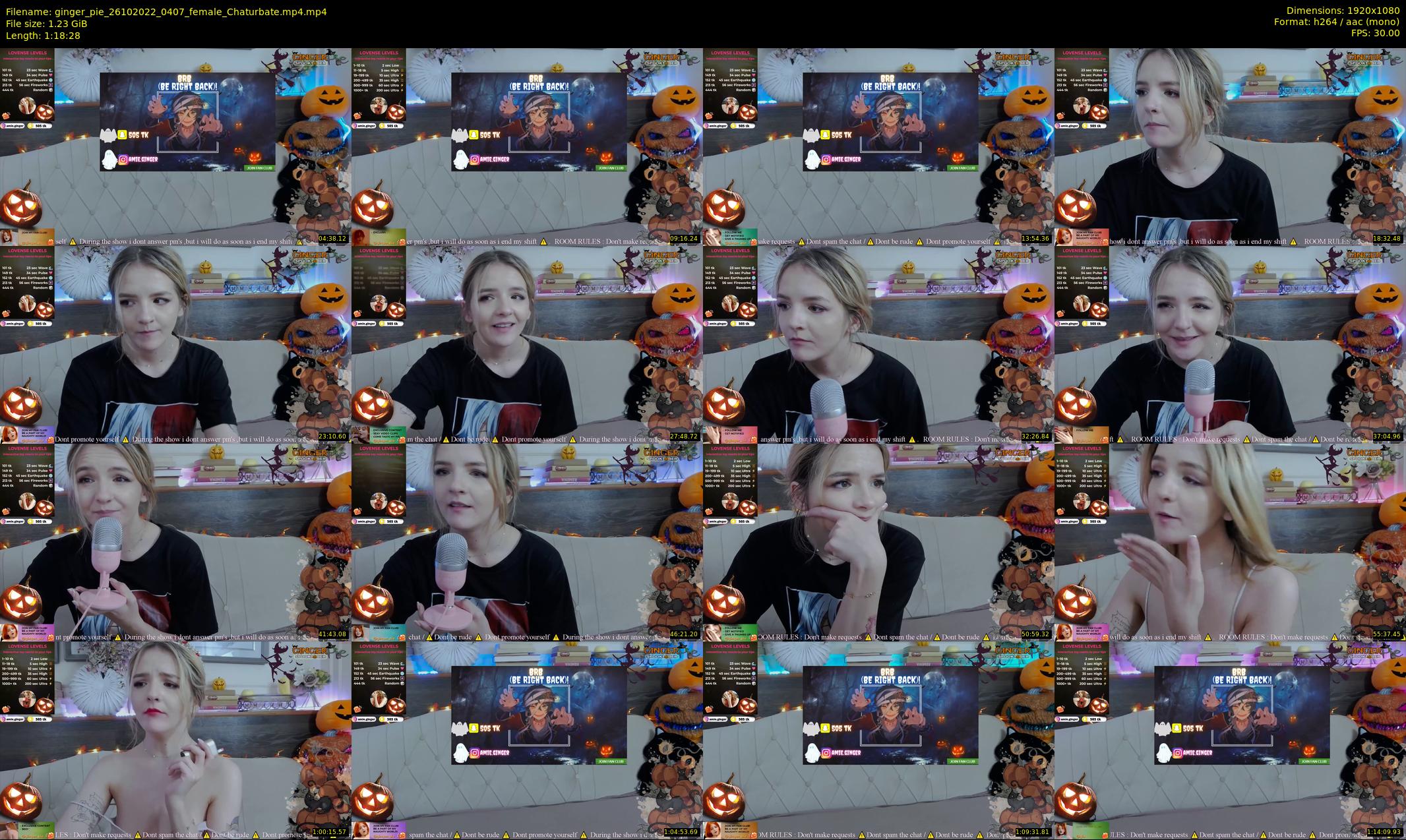 ginger_pie — 79 minute Chaturbate female cam show recording, 1080p, Oct 26, 2022