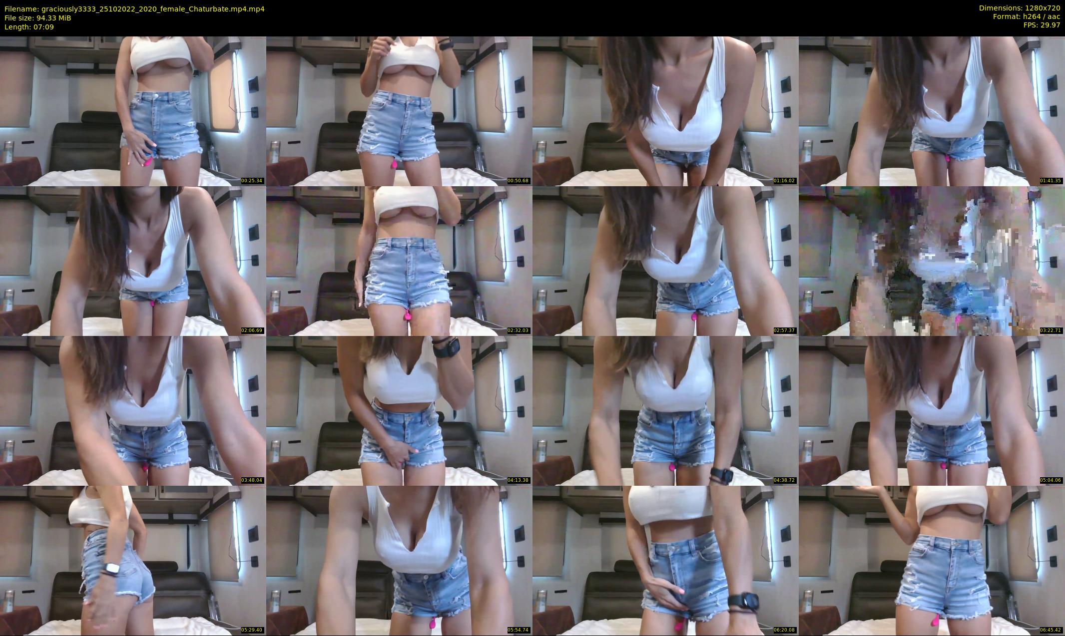 graciously3333 — 8 minute Chaturbate female cam show recording, 720p, Oct 25, 2022