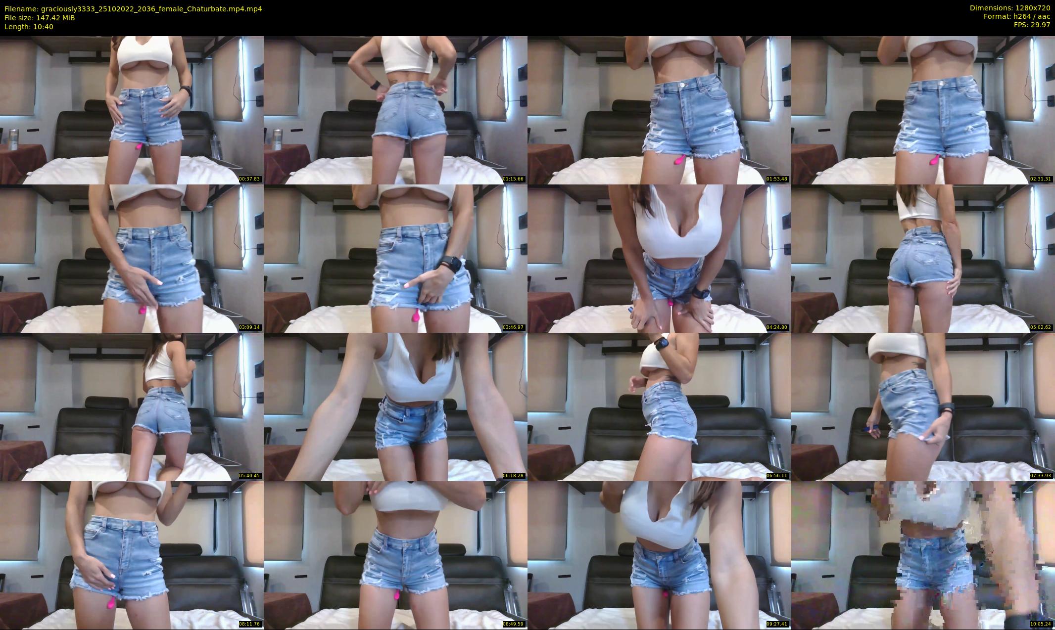 graciously3333 — 11 minute Chaturbate female cam show recording, 720p, Oct 25, 2022