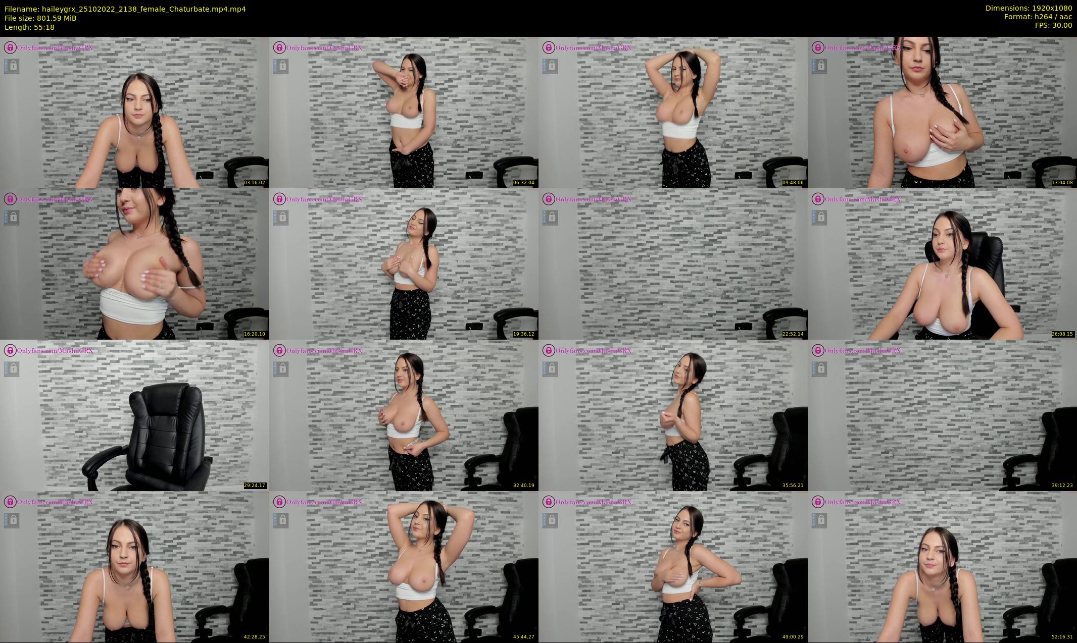 haileygrx — 56 minute Chaturbate female cam show recording, 1080p, Oct 25, 2022