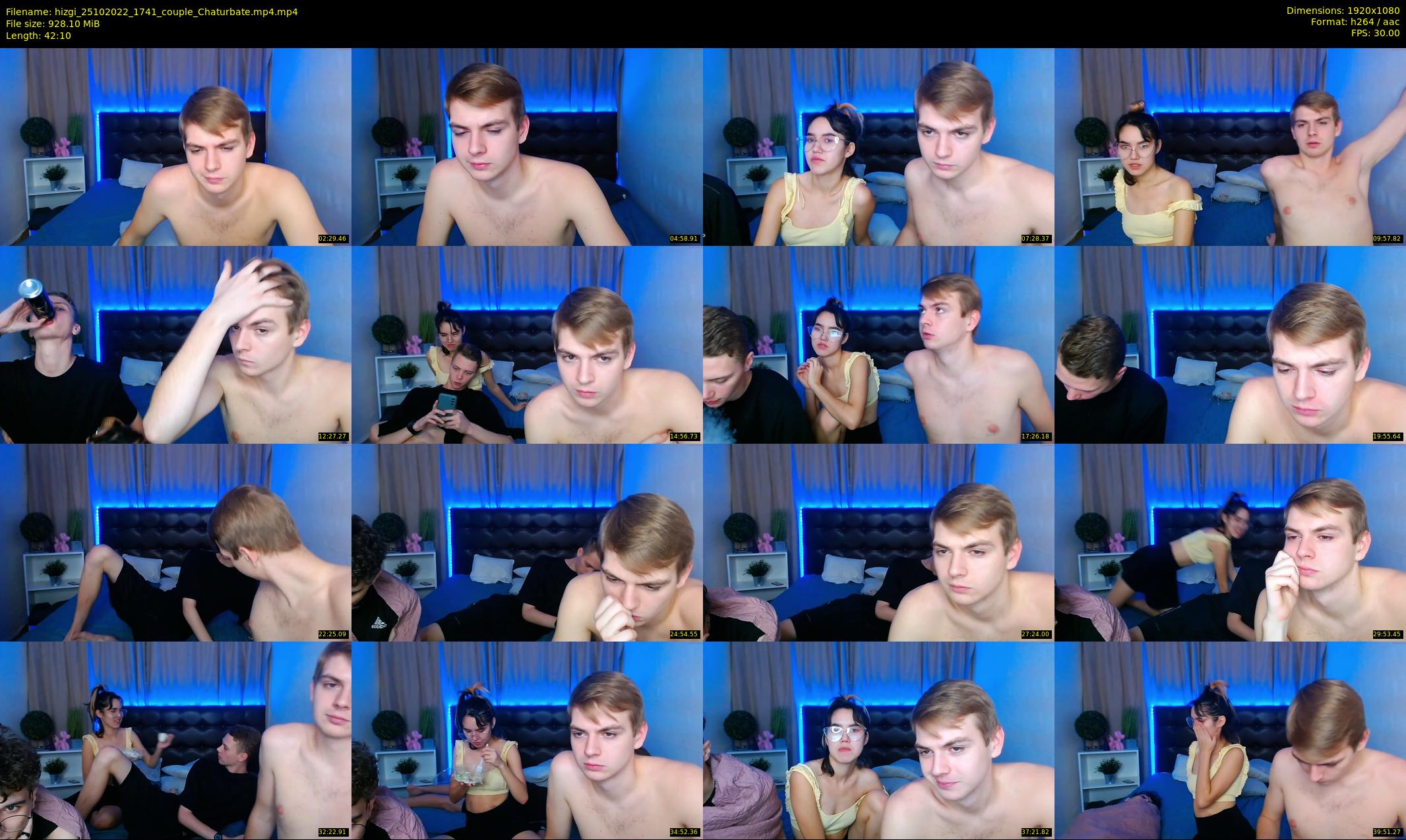 hizgi — 43 minute Chaturbate couple cam show recording, 1080p, Oct 25, 2022