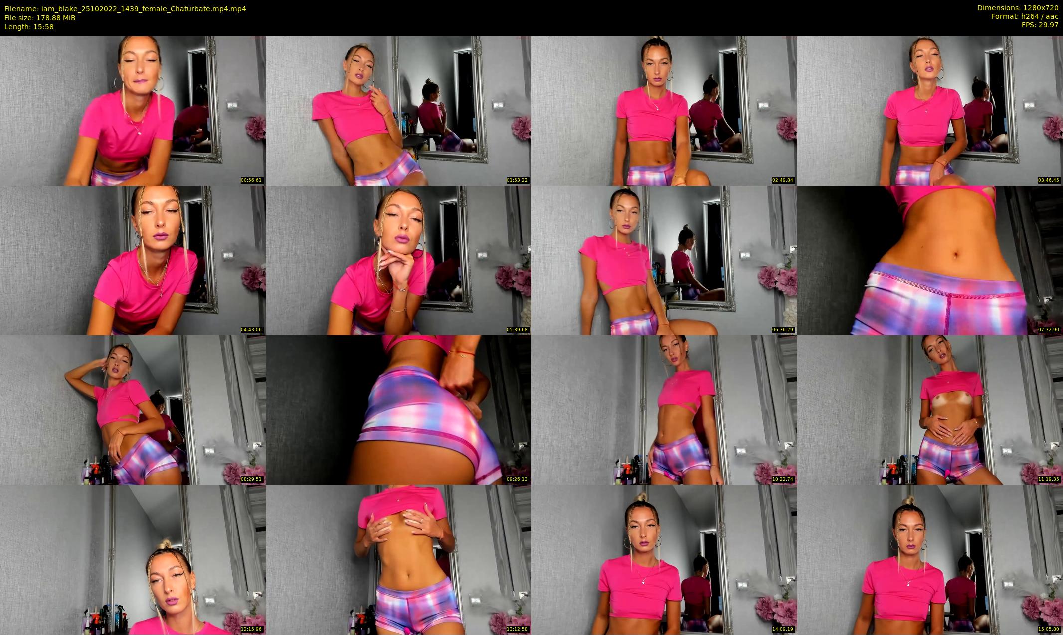 iam_blake — 16 minute Chaturbate female cam show recording, 720p, Oct 25, 2022
