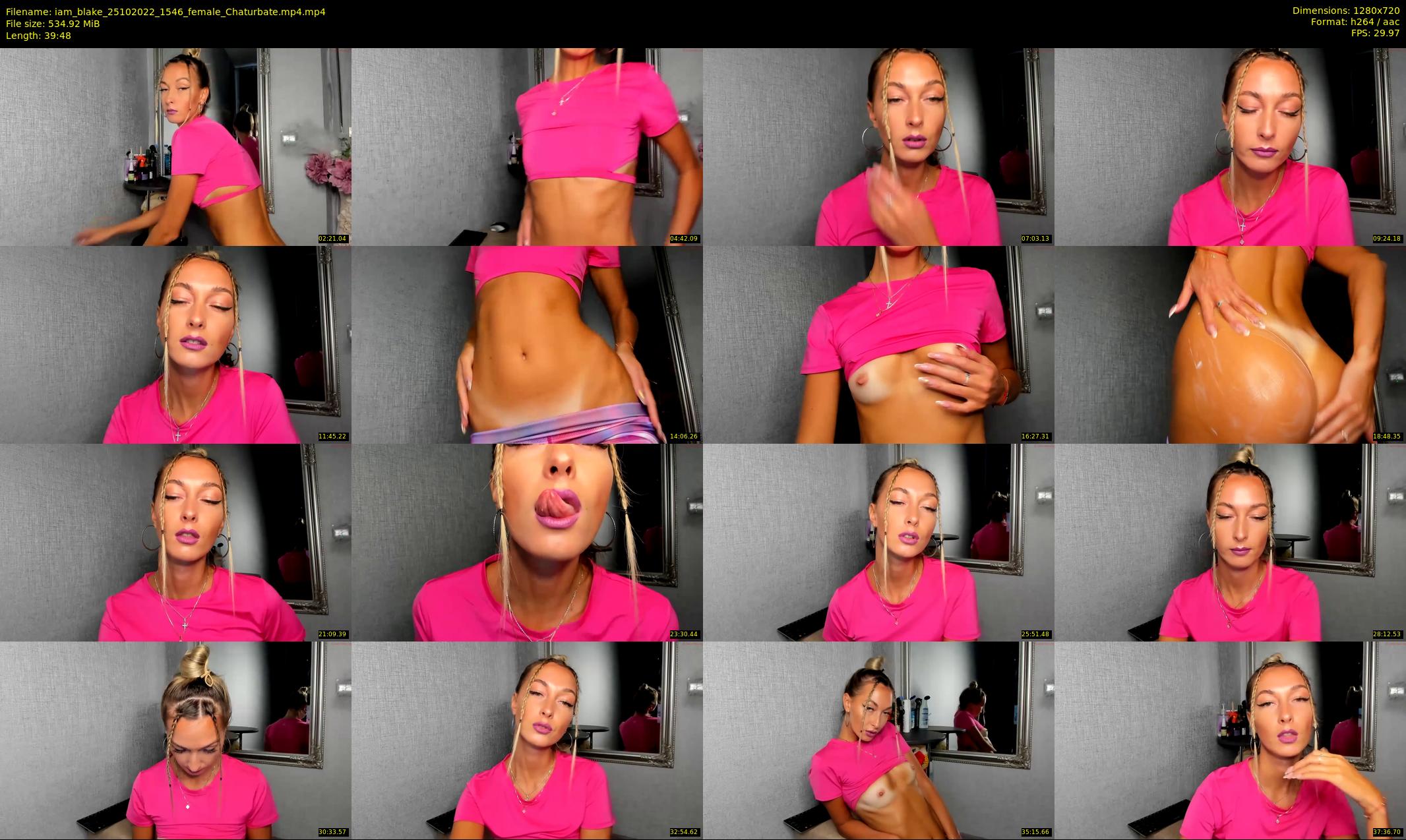 iam_blake — 40 minute Chaturbate female cam show recording, 720p, Oct 25, 2022