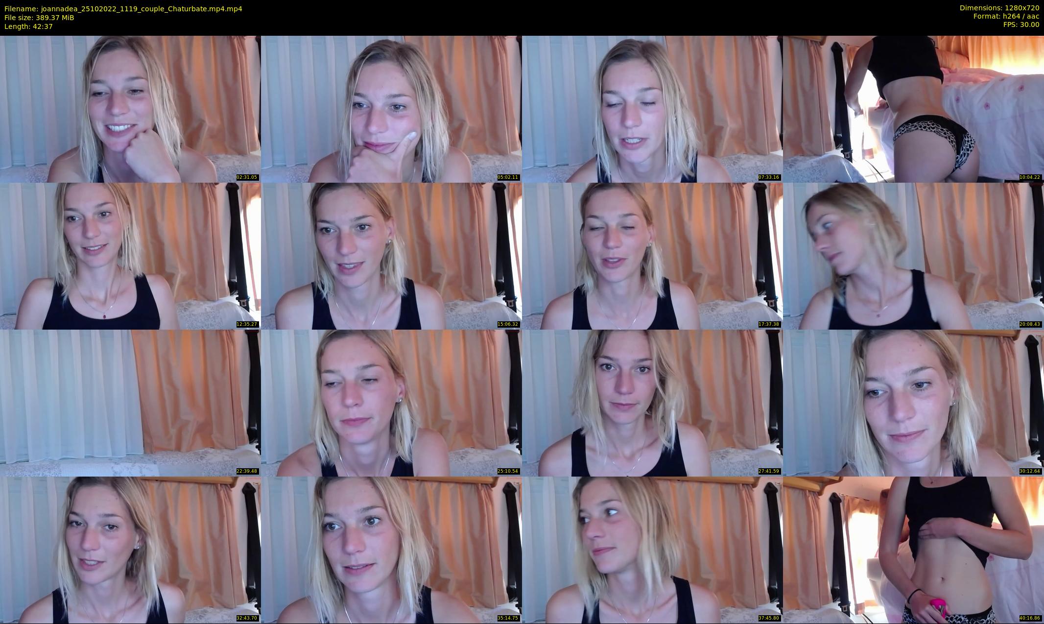 joannadea — 43 minute Chaturbate female cam show recording, 720p, Oct 25, 2022