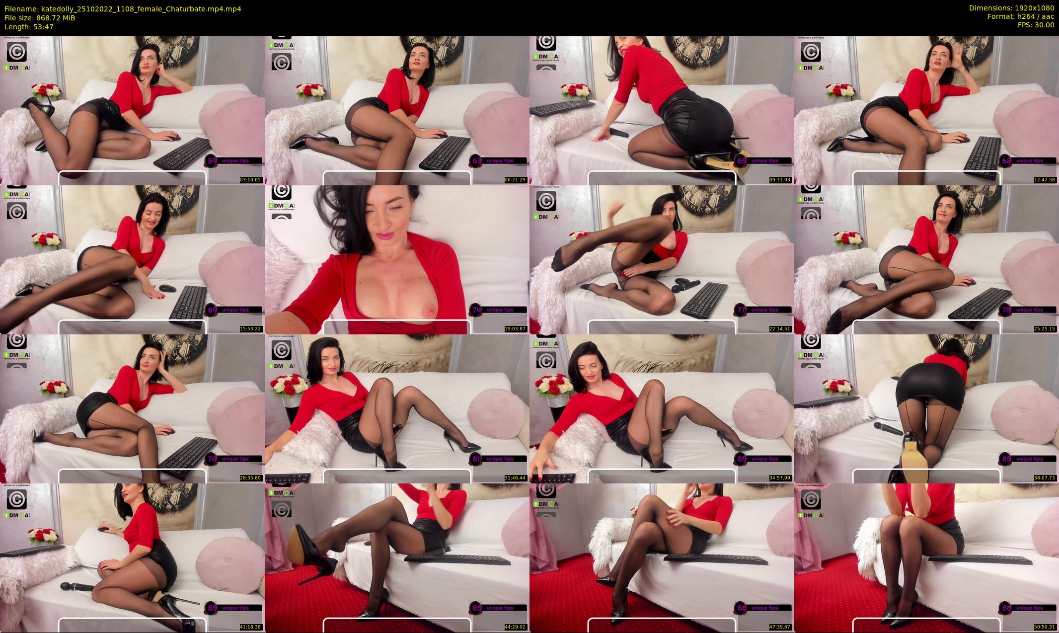 katedolly — 54 minute Chaturbate female cam show recording, 1080p, Oct 25, 2022