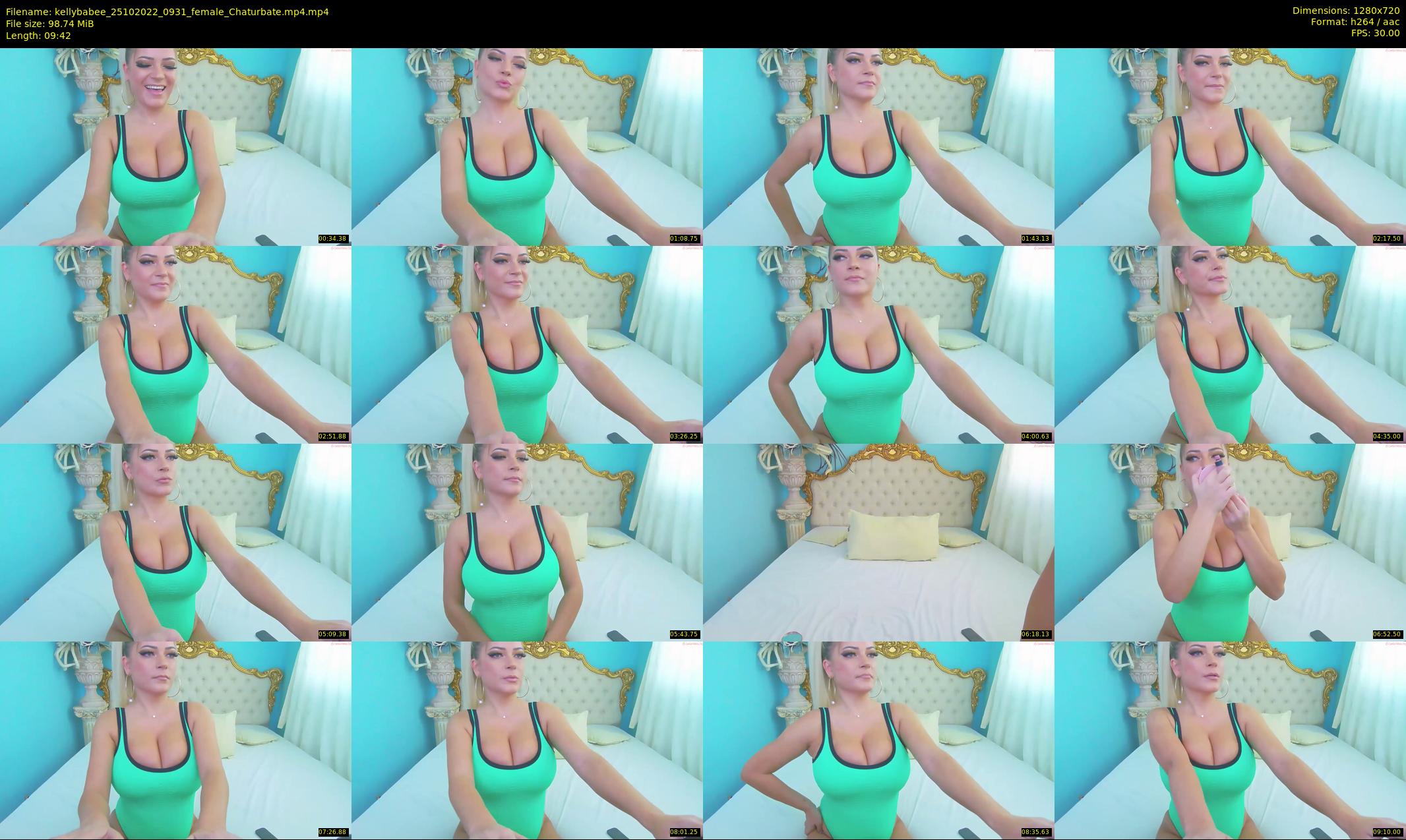 kellybabee — 10 minute Chaturbate female cam show recording, 720p, Oct 25, 2022