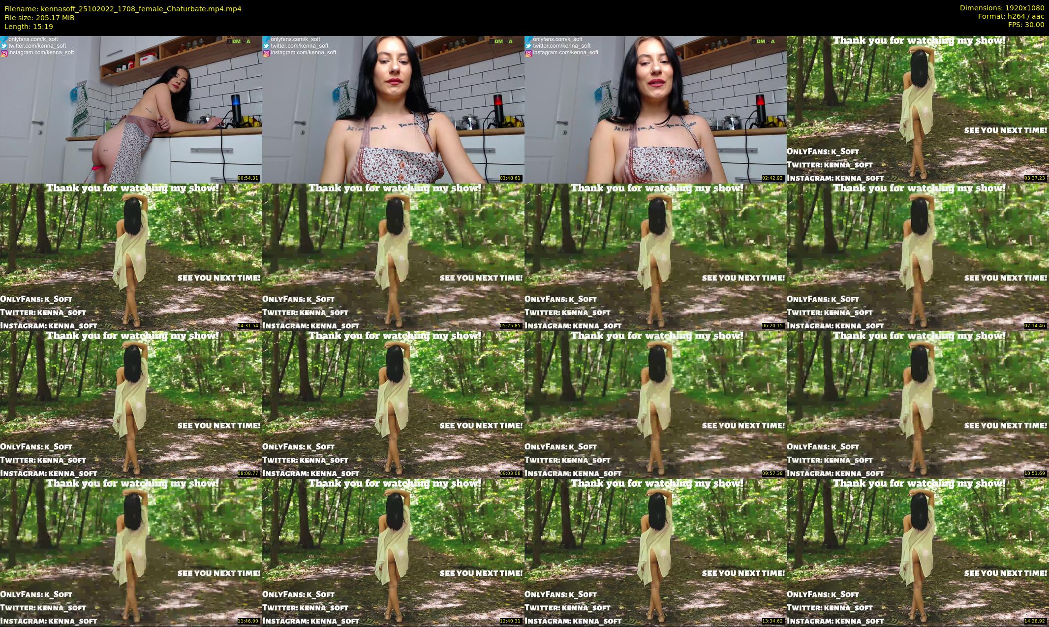 kennasoft — 16 minute Chaturbate female cam show recording, 1080p, Oct 25, 2022
