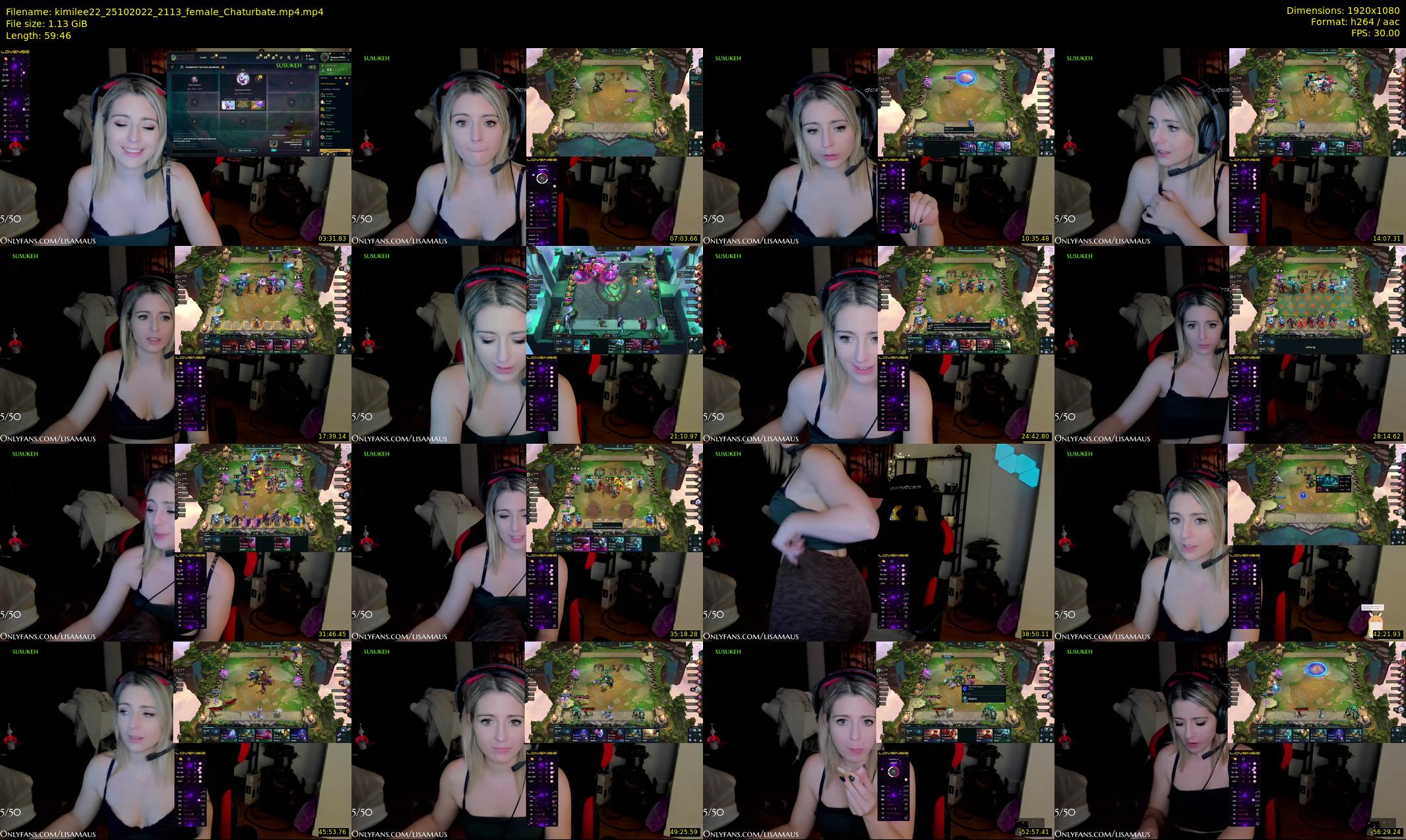 kimilee22 — 60 minute Chaturbate female cam show recording, 1080p, Oct 25, 2022