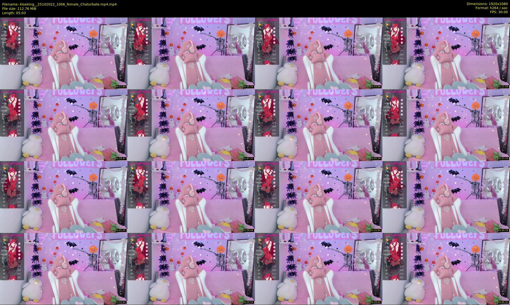 kloeking_ — 6 minute Chaturbate female cam show recording, 1080p, Oct 25, 2022