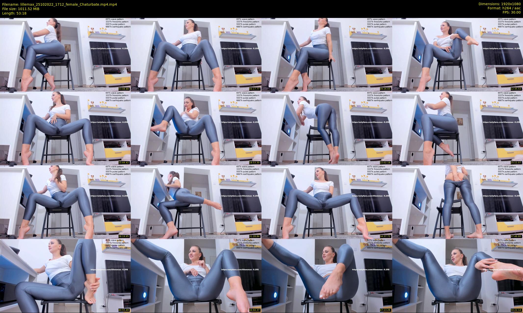 lillemax — 54 minute Chaturbate female cam show recording, 1080p, Oct 25, 2022