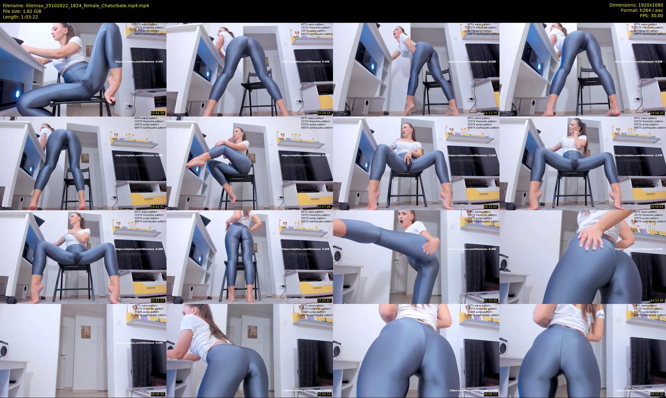 lillemax — 64 minute Chaturbate female cam show recording, 1080p, Oct 25, 2022