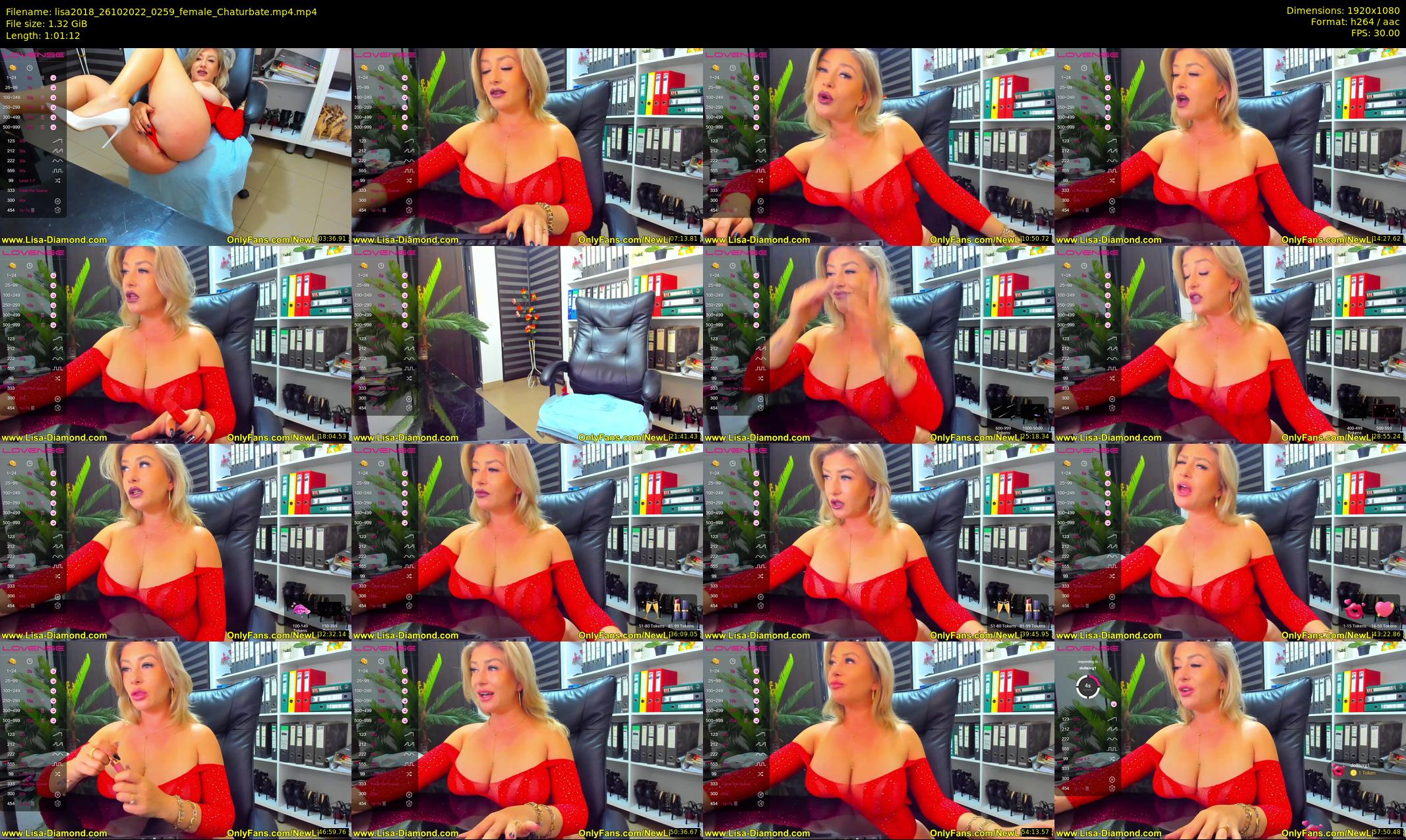 lisa2018 — 62 minute Chaturbate female cam show recording, 1080p, Oct 26, 2022