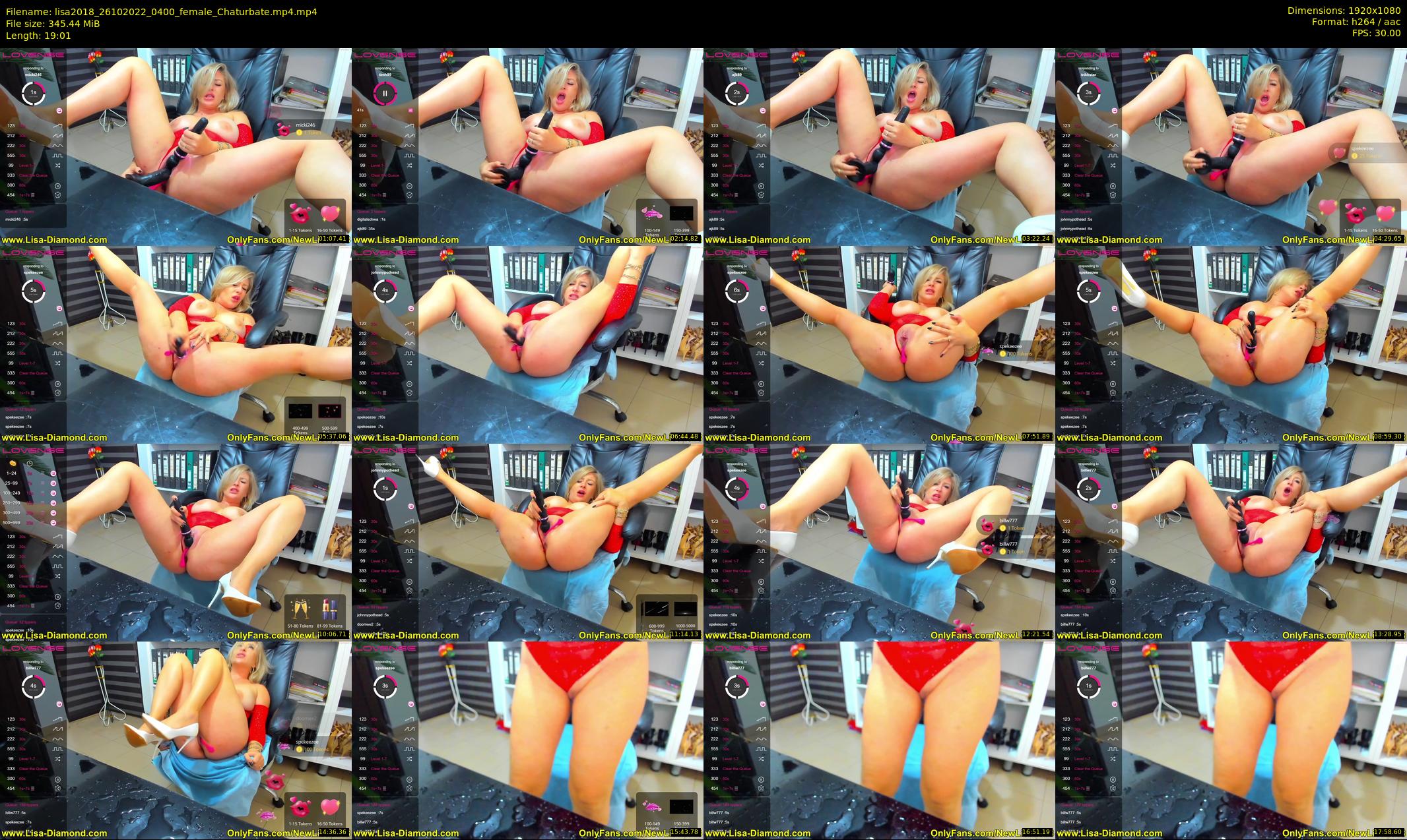 lisa2018 — 20 minute Chaturbate female cam show recording, 1080p, Oct 26, 2022