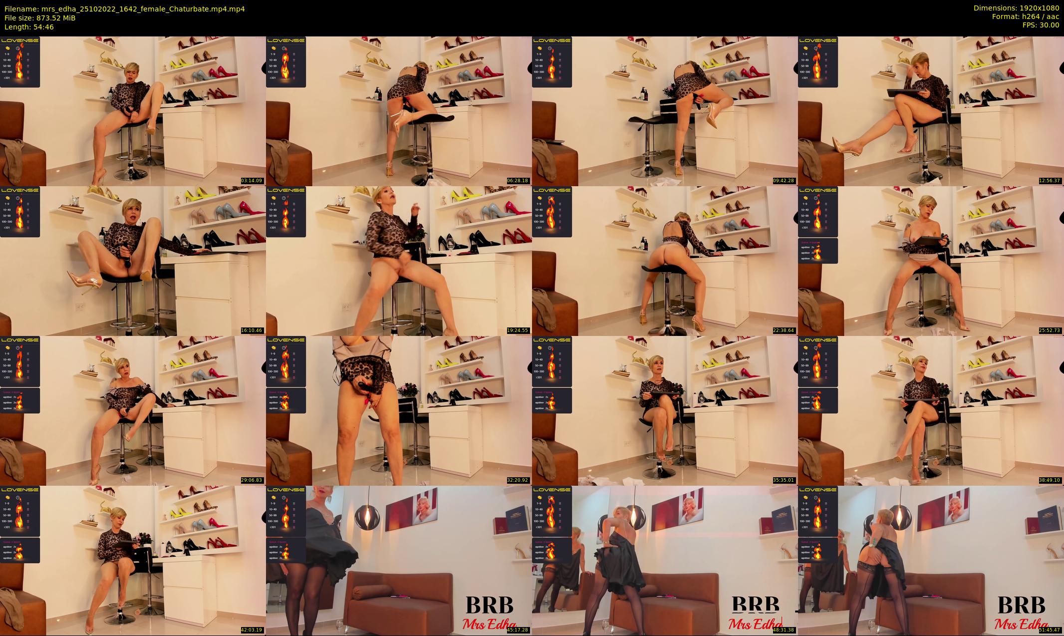 mrs_edha — 55 minute Chaturbate female cam show recording, 1080p, Oct 25, 2022