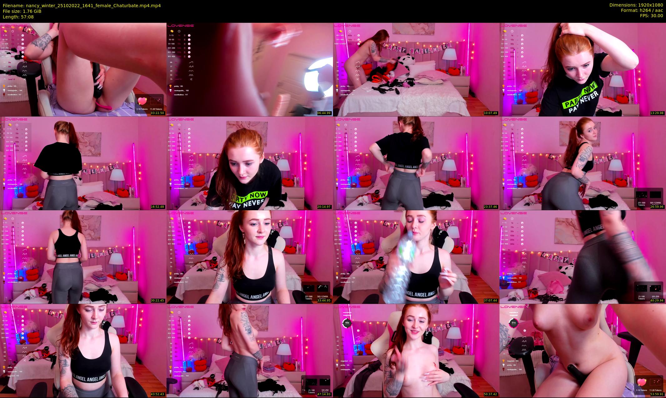nancy_winter — 58 minute Chaturbate female cam show recording, 1080p, Oct 25, 2022