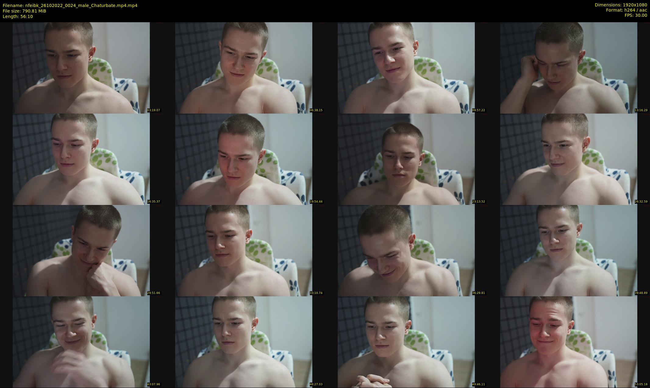 nfeibk — 57 minute Chaturbate male cam show recording, 1080p, Oct 26, 2022