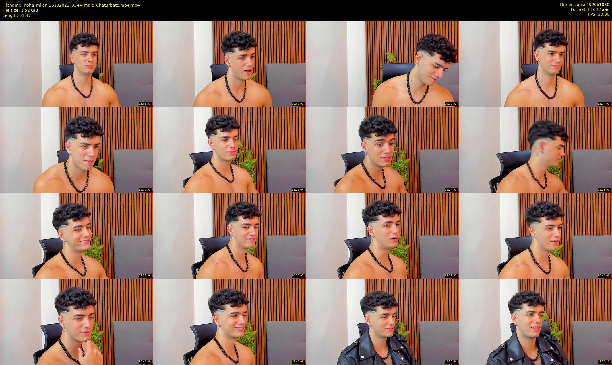 noha_miler — 52 minute Chaturbate male cam show recording, 1080p, Oct 26, 2022