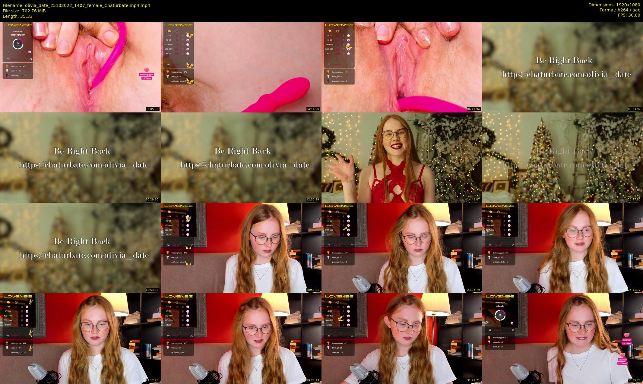 olivia_date — 36 minute Chaturbate female cam show recording, 1080p, Oct 25, 2022