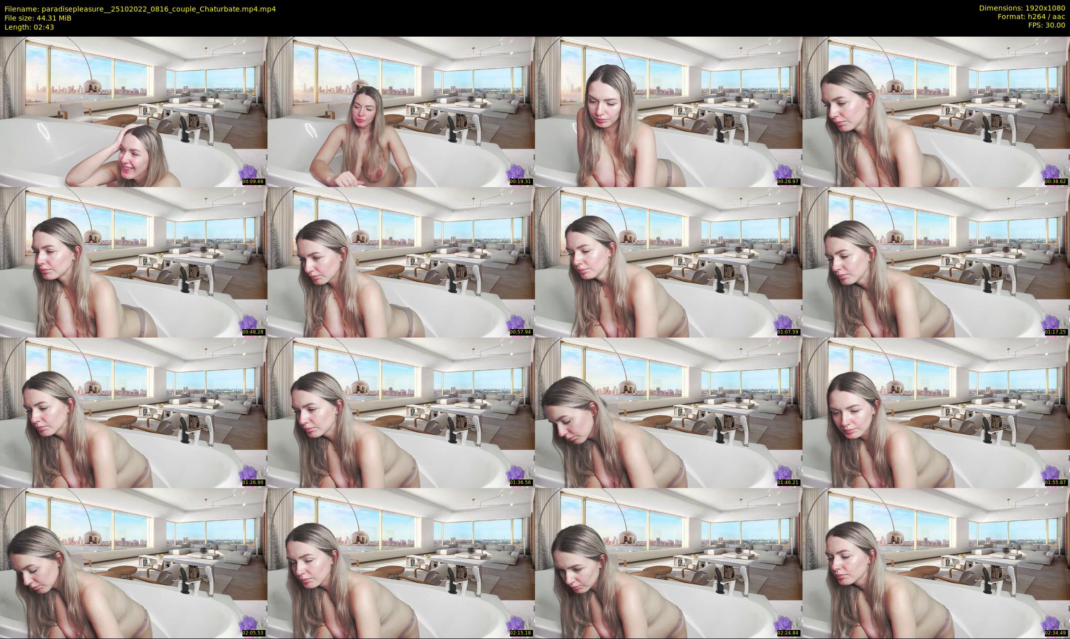 paradisepleasure_ — 3 minute Chaturbate couple cam show recording, 1080p, Oct 25, 2022