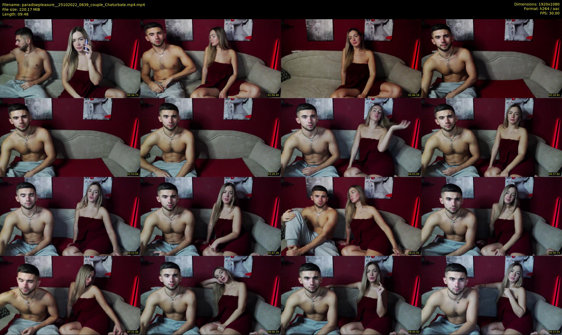 paradisepleasure_ — 10 minute Chaturbate couple cam show recording, 1080p, Oct 25, 2022