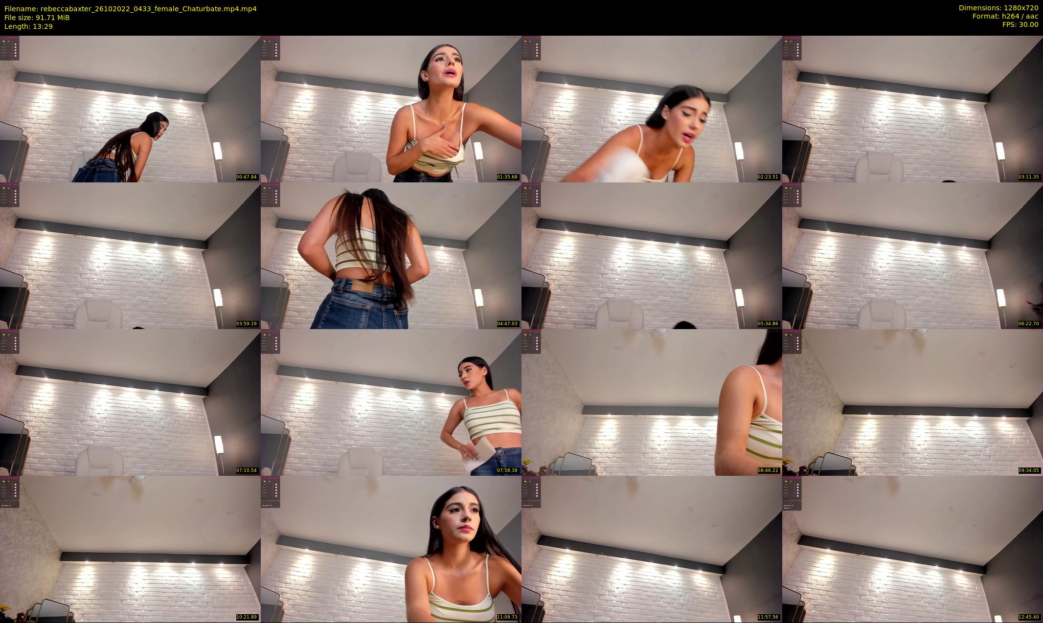 rebeccabaxter — 14 minute Chaturbate female cam show recording, 720p, Oct 26, 2022