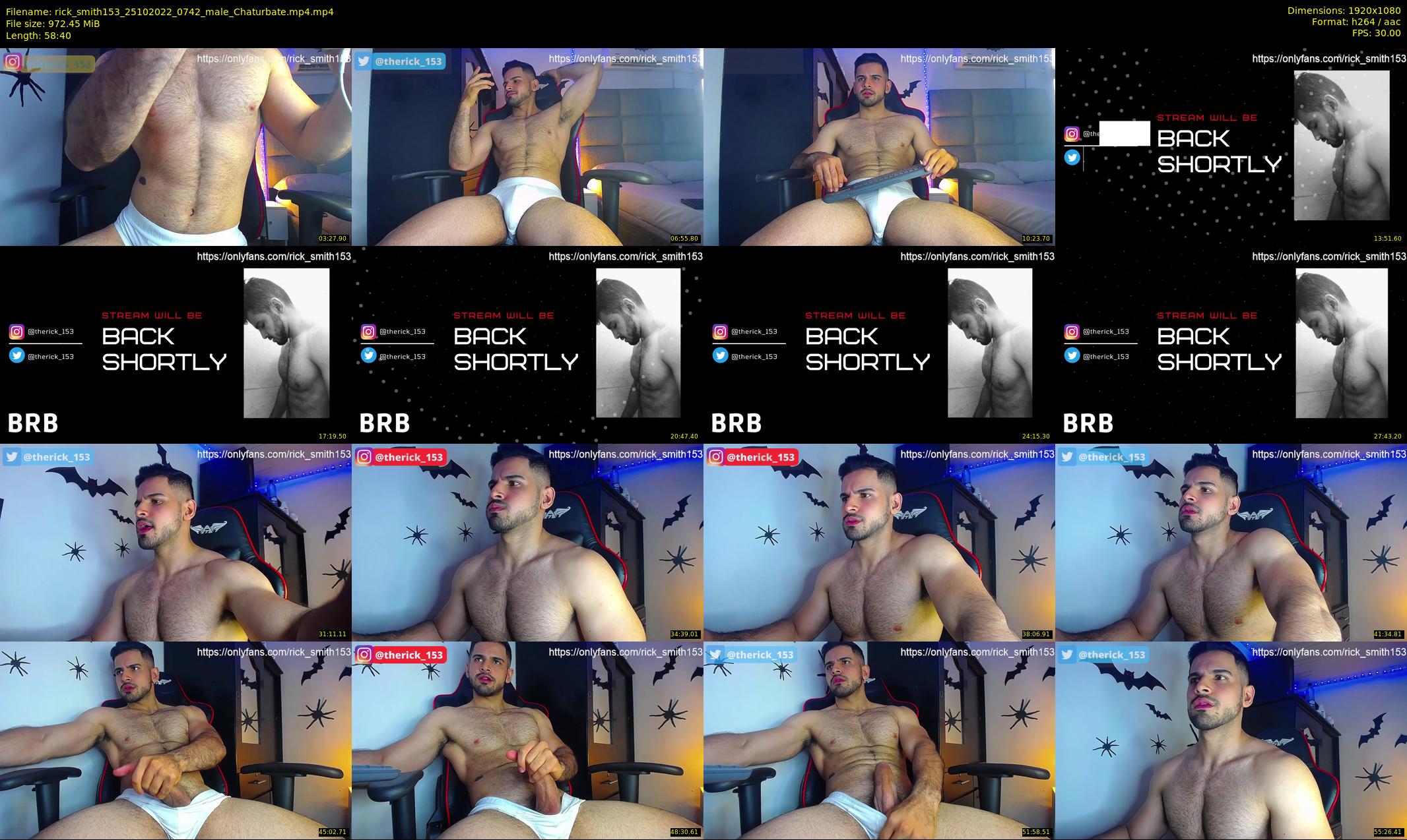 rick_smith153 — 59 minute Chaturbate male cam show recording, 1080p, Oct 25, 2022