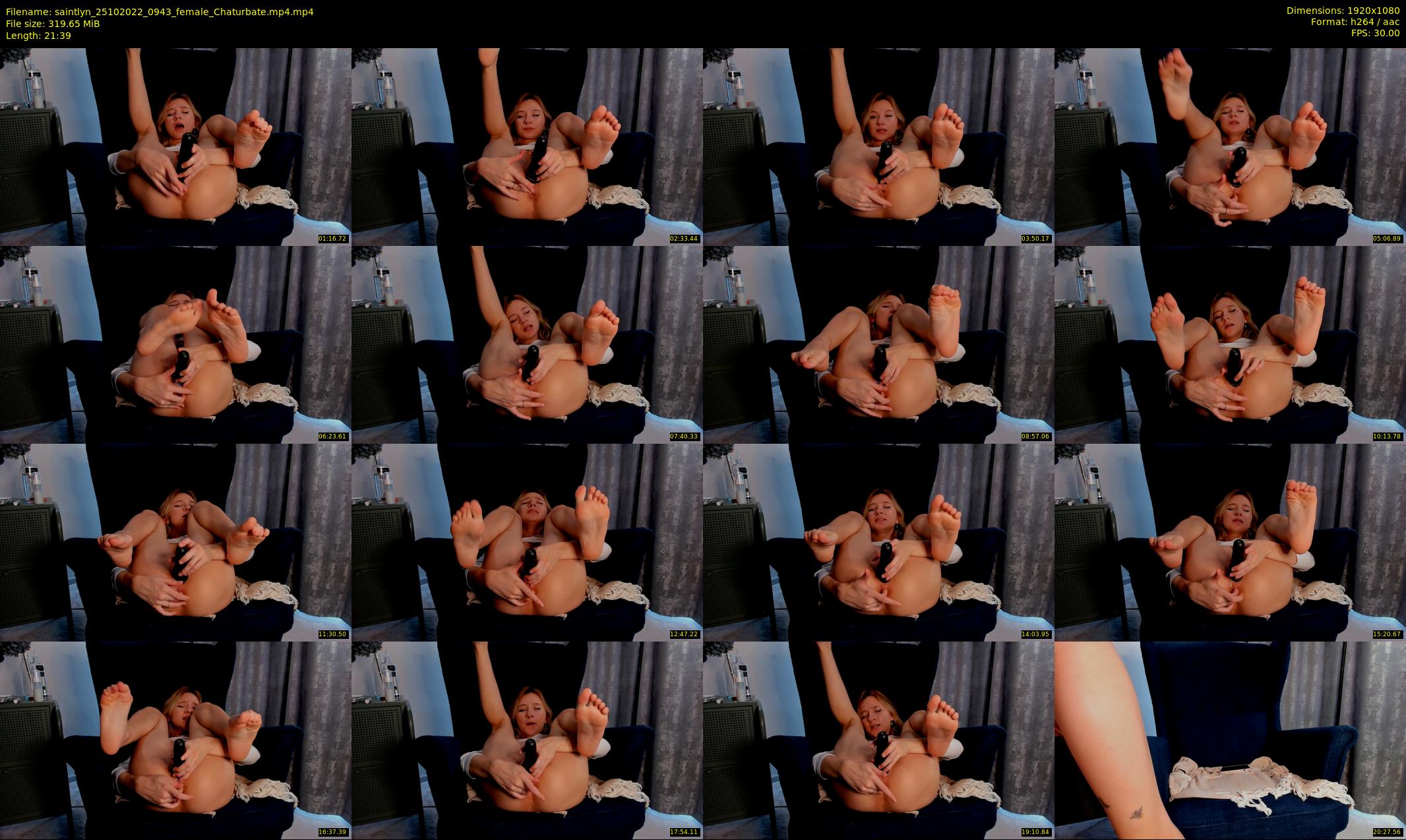 saintlyn — 22 minute Chaturbate female cam show recording, 1080p, Oct 25, 2022