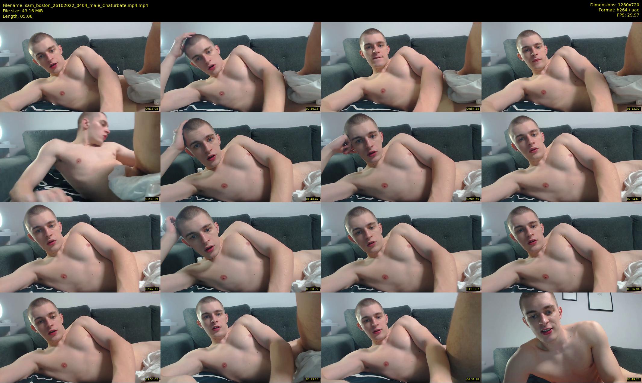 sam_boston — 6 minute Chaturbate male cam show recording, 720p, Oct 26, 2022