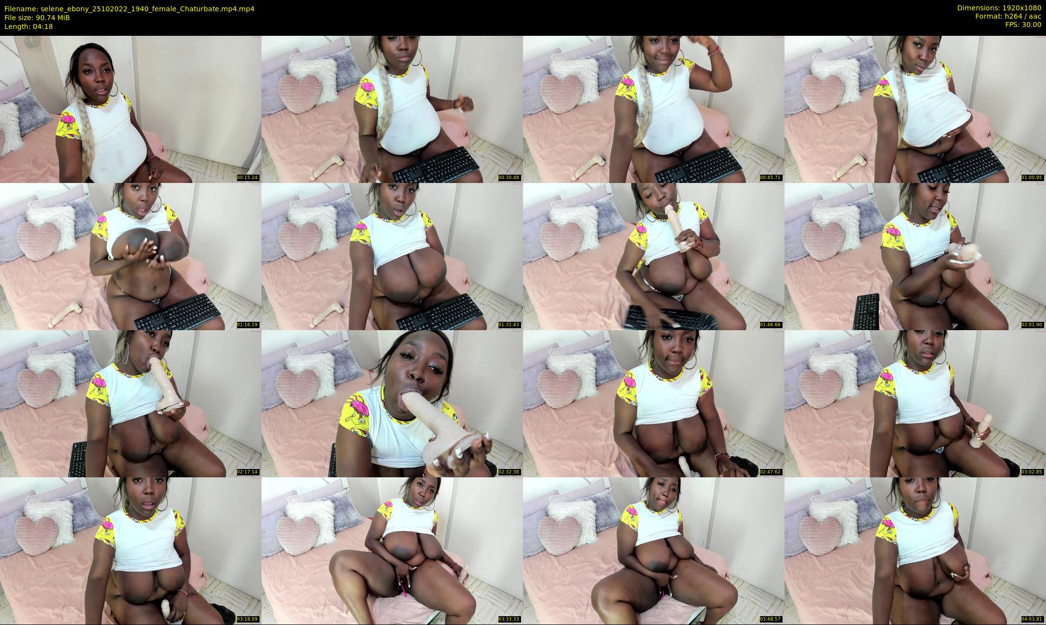 selene_ebony — 5 minute Chaturbate female cam show recording, 1080p, Oct 25, 2022
