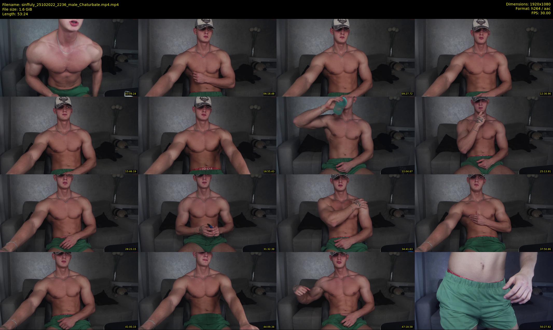 sinffuly — 54 minute Chaturbate male cam show recording, 1080p, Oct 25, 2022