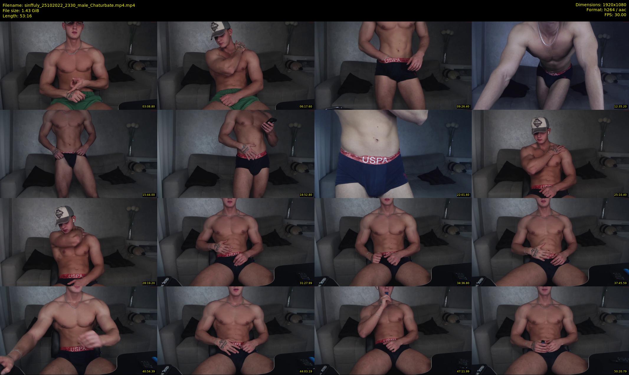 sinffuly — 54 minute Chaturbate male cam show recording, 1080p, Oct 25, 2022