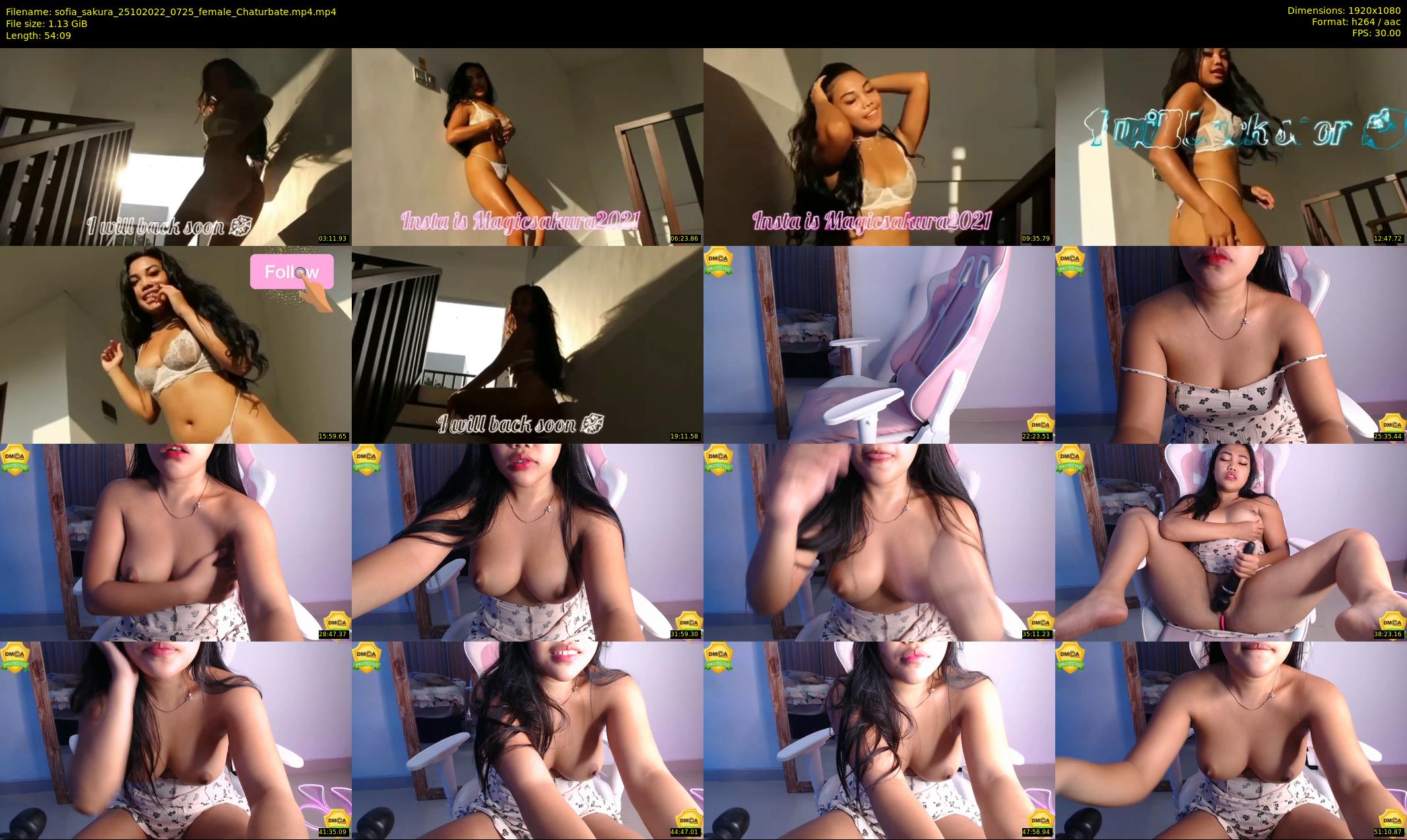 sofia_sakura — 55 minute Chaturbate female cam show recording, 1080p, Oct 25, 2022