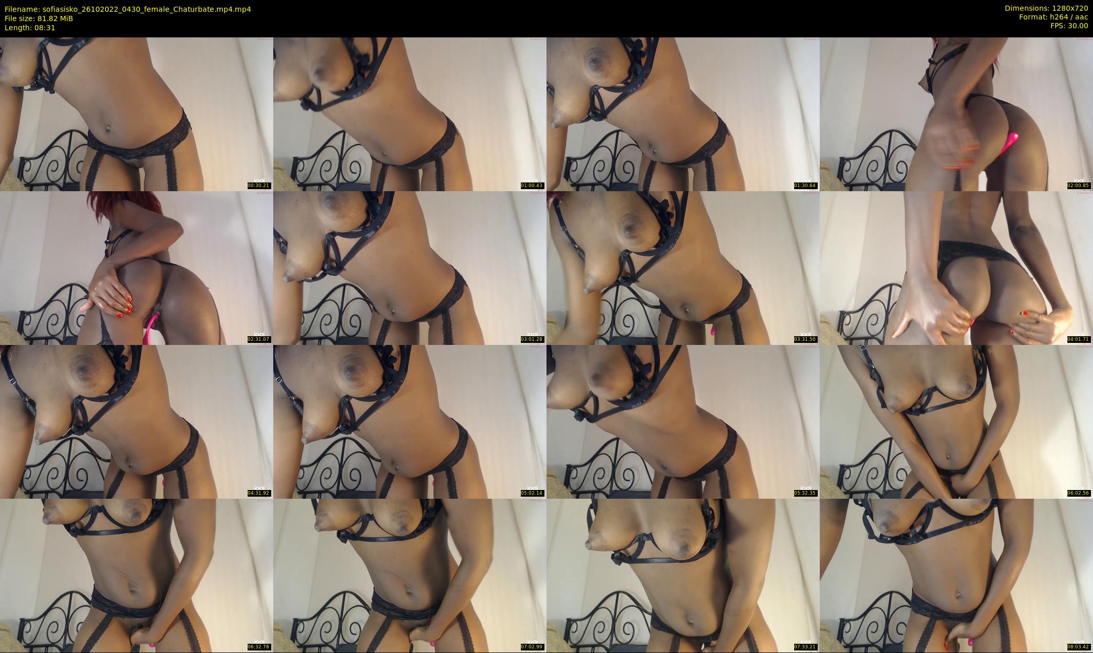 sofiasisko — 9 minute Chaturbate female cam show recording, 720p, Oct 26, 2022