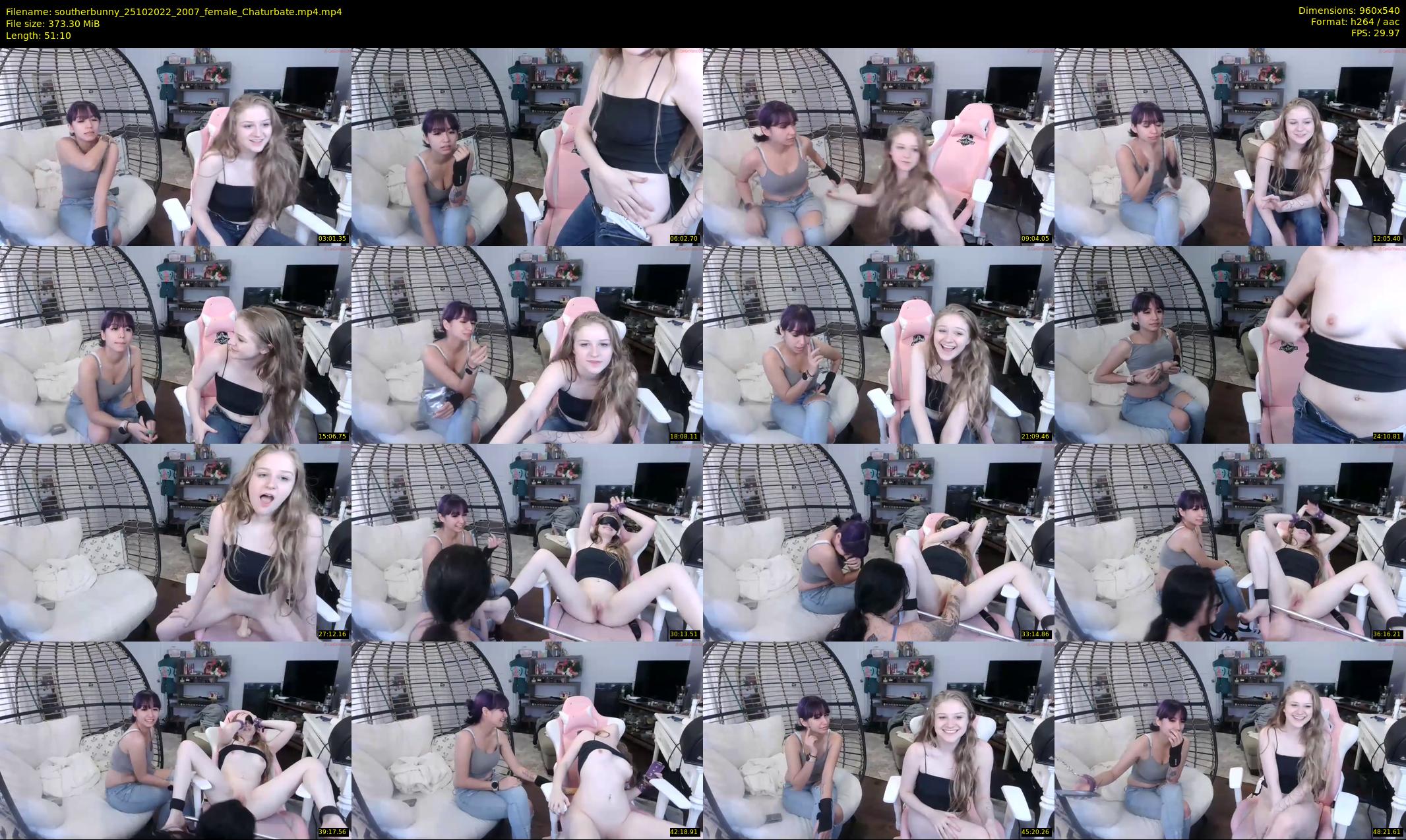 southerbunny — 52 minute Chaturbate female cam show recording, 480p, Oct 25, 2022