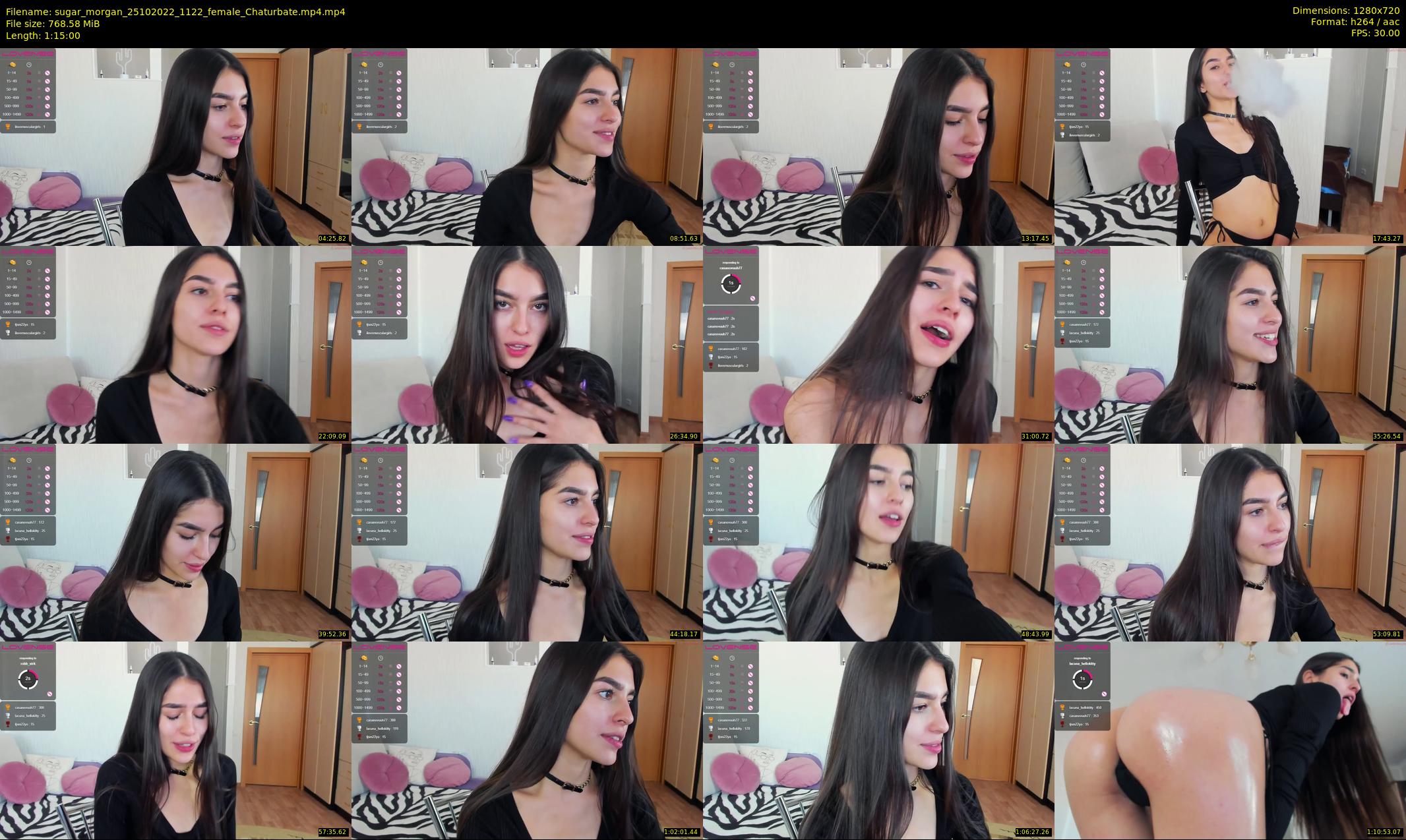 sugar_morgan — 75 minute Chaturbate female cam show recording, 720p, Oct 25, 2022