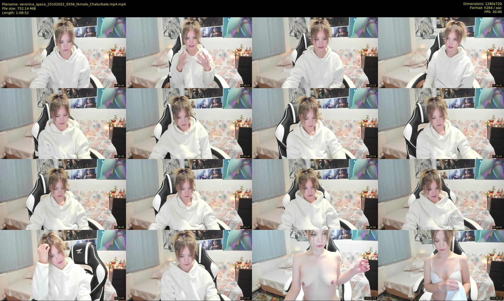 veronica_space — 69 minute Chaturbate female cam show recording, 720p, Oct 25, 2022