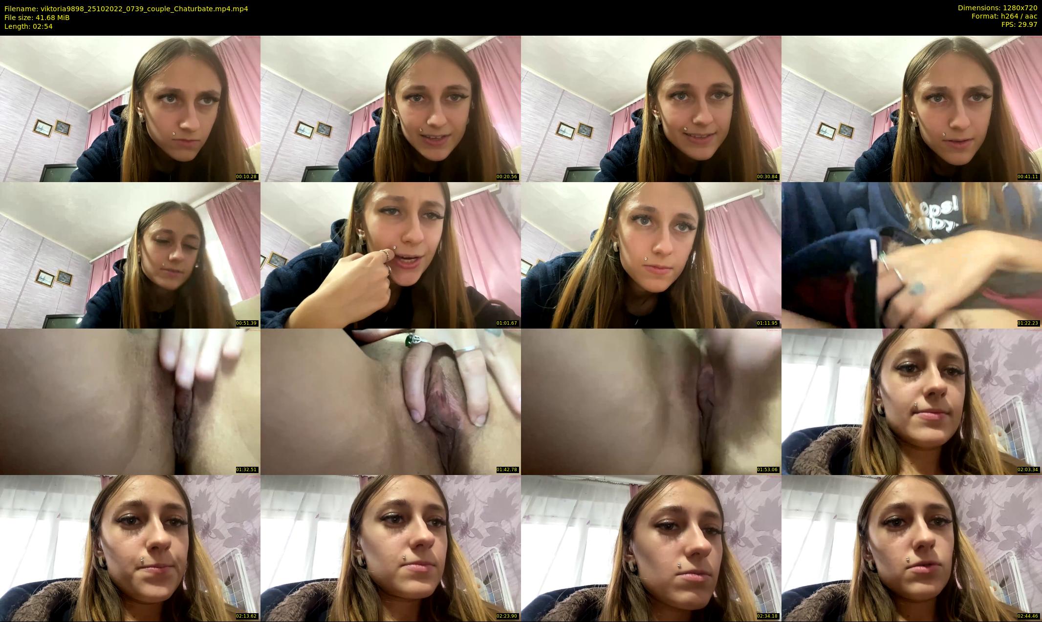 viktoria9898 — 3 minute Chaturbate couple cam show recording, 720p, Oct 25, 2022